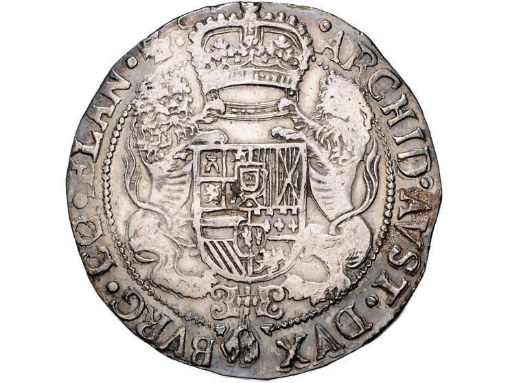 Provinciaal Dukaton Brugge 1674 AG 32,67gr ZF-PR