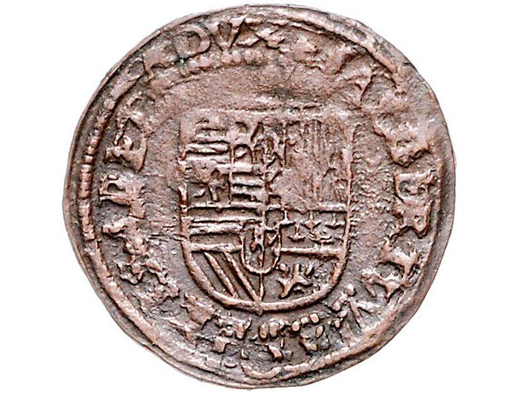 Provinciaal ´s-Hertogenbosch Albert &amp; Isabella 3 stuivers 1616 en 1619 (de Witte 986), en negenmanneke 1602 en 1603 (de W