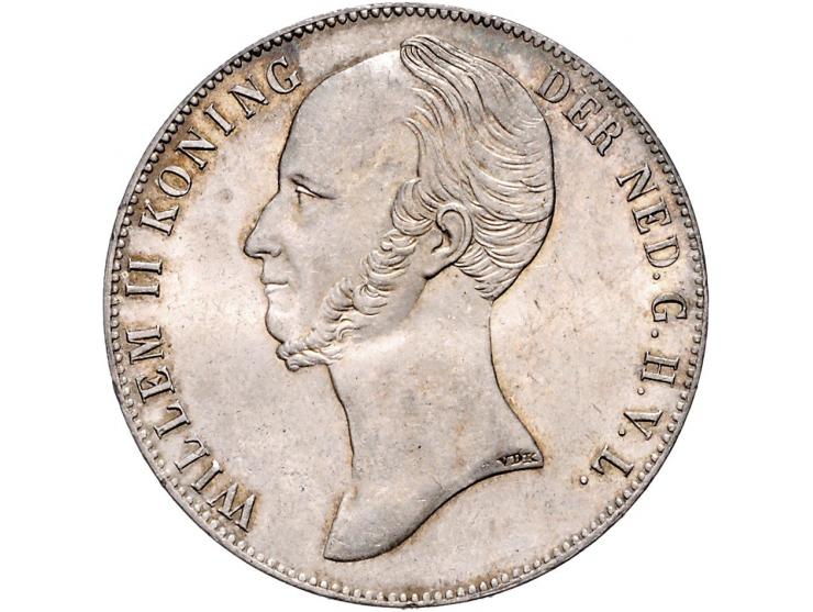 Koninkrijk Willem II 2 ½ gulden 1845 Sch. 510 PR+