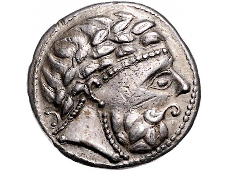 Griekse munten Celts, Danubian District (Eastern Celts (North or West)), silver Tetradrachm. - In imitation of Philip II type