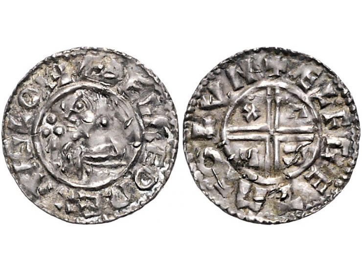 Great Britain Aethelred II (978-1016), penny n.d. London, Crux type, Spink 1148 VF