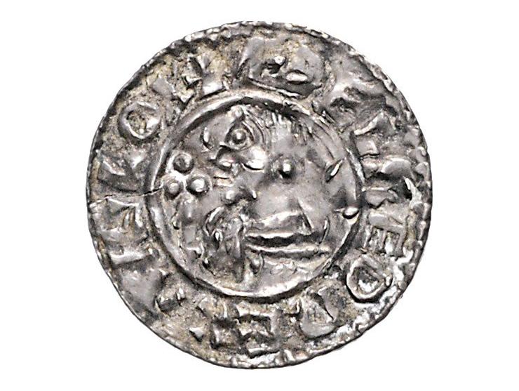 Great Britain Aethelred II (978-1016), penny n.d. London, Crux type, Spink 1148 VF