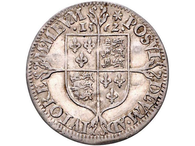 Great Britain Elizabeth I (1558-1603), sixpences 1562, large rose, mm. star, Sp. 2594, F-VF