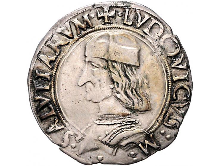 Italy Carmagnola, Ludovico II di Saluzzo (1465-1504), cavalotto n.d., 3,49 gr., MIR 126 VF