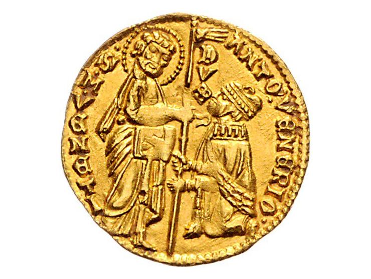 Italy Venice, Antonio Venier (1382-1400), zecchino n.d., gold, 3,57 gr., Fr. 1229 VF-EF