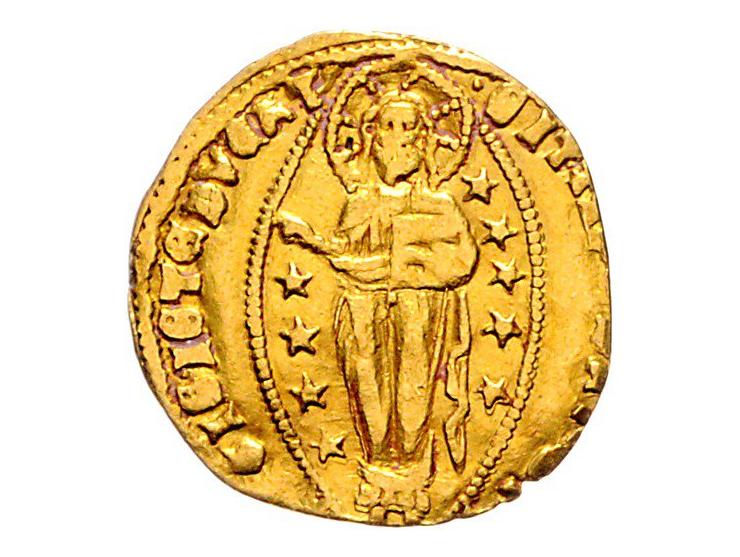 Italy Venice, Francesco Foscari (1423-57), zecchino n.d. gold, 3,51 gr., Fr. 1232, F-VF