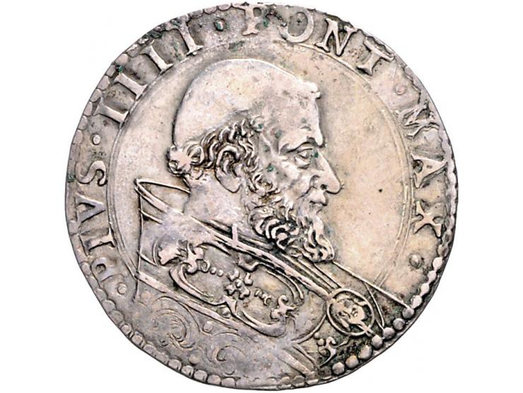 Italy Pius IV (1559-65), Bologna, bianco n.d. - Obv: bust right, CNI 15, F-VF, ex. coll. Dreesmann 1956