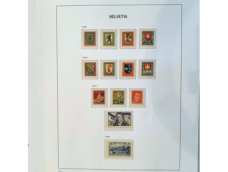 collection 1862-1969 mainly ** including Zst. no. 179 with 1996 Marchand certificate, Pax-set, better miniature sheets, Airma