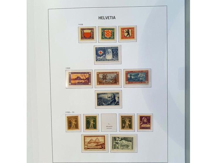 collection 1862-1969 mainly ** including Zst. no. 179 with 1996 Marchand certificate, Pax-set, better miniature sheets, Airma