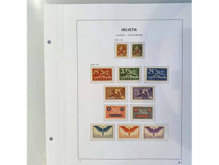 collection 1862-1969 mainly ** including Zst. no. 179 with 1996 Marchand certificate, Pax-set, better miniature sheets, Airma