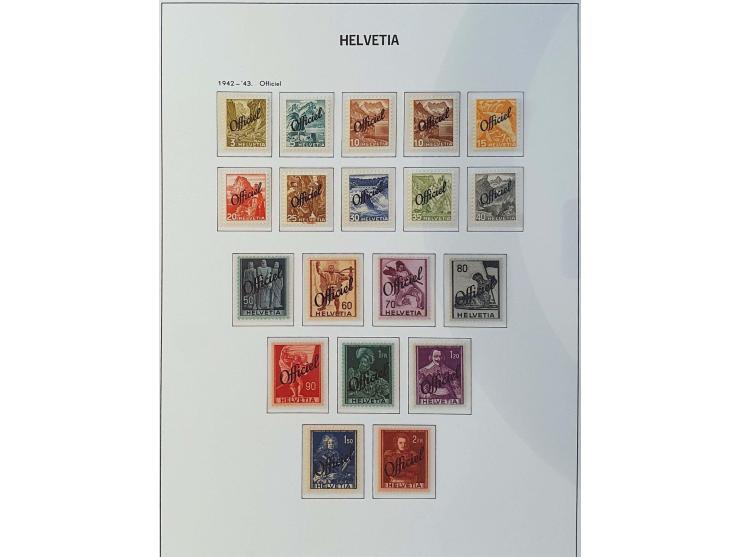 collection 1862-1969 mainly ** including Zst. no. 179 with 1996 Marchand certificate, Pax-set, better miniature sheets, Airma