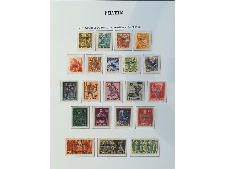 collection 1862-1969 mainly ** including Zst. no. 179 with 1996 Marchand certificate, Pax-set, better miniature sheets, Airma