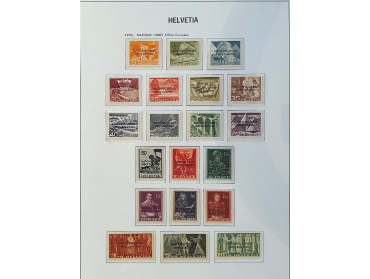 collection 1862-1969 mainly ** including Zst. no. 179 with 1996 Marchand certificate, Pax-set, better miniature sheets, Airma