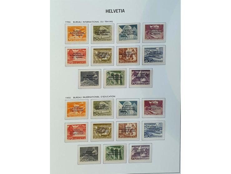 collection 1862-1969 mainly ** including Zst. no. 179 with 1996 Marchand certificate, Pax-set, better miniature sheets, Airma