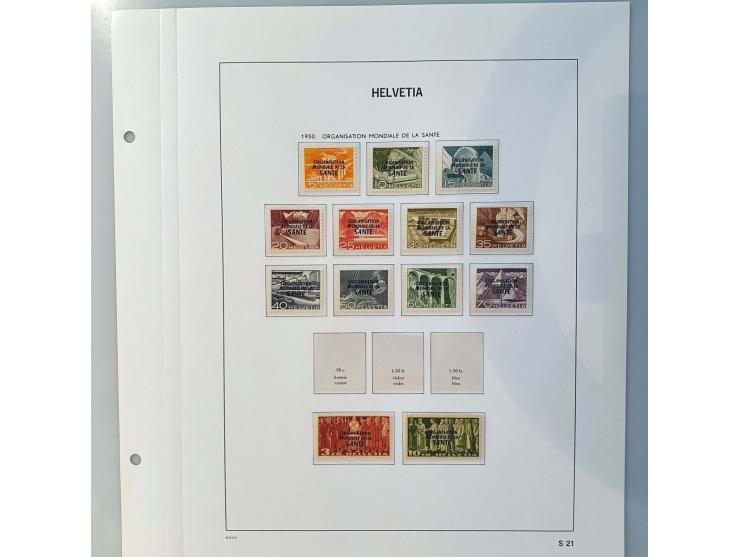 collection 1862-1969 mainly ** including Zst. no. 179 with 1996 Marchand certificate, Pax-set, better miniature sheets, Airma