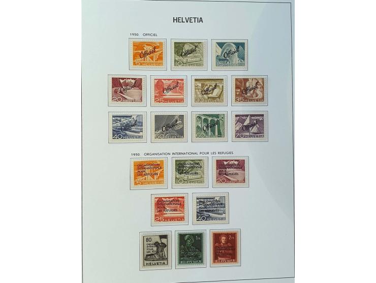 collection 1862-1969 mainly ** including Zst. no. 179 with 1996 Marchand certificate, Pax-set, better miniature sheets, Airma