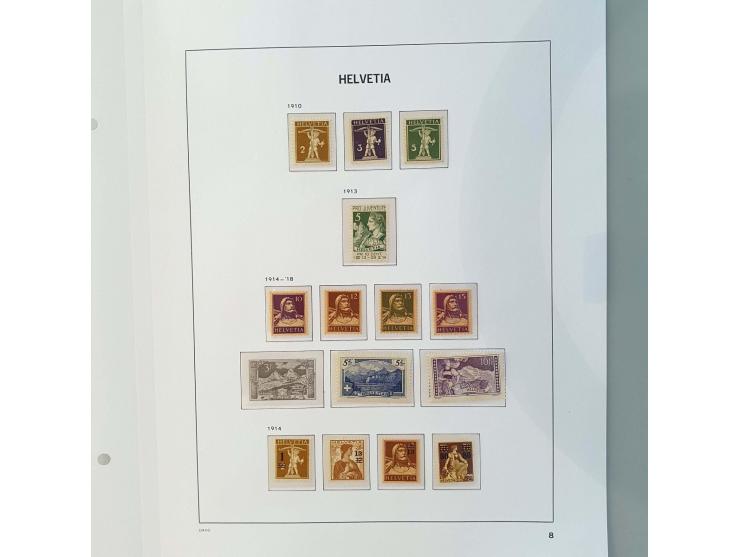 collection 1862-1969 mainly ** including Zst. no. 179 with 1996 Marchand certificate, Pax-set, better miniature sheets, Airma