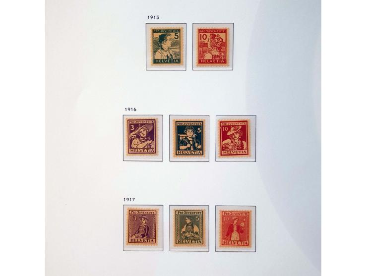 collection 1862-1969 mainly ** including Zst. no. 179 with 1996 Marchand certificate, Pax-set, better miniature sheets, Airma