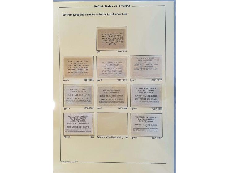 specialized collection 1935-2018 mainly ** with errors, color shifts, plate numbers, souvenir sheets, gutter pairs etc., many