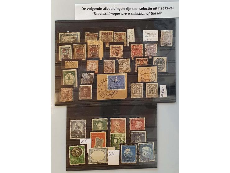 better stamps and sets from a.o. Germany, Italy, Scandinavia, Switzerland etc. on stock cards in ring binder