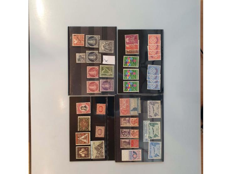 better stamps and sets from a.o. Germany, Italy, Scandinavia, Switzerland etc. on stock cards in ring binder