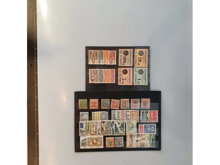 better stamps and sets from a.o. Germany, Italy, Scandinavia, Switzerland etc. on stock cards in ring binder