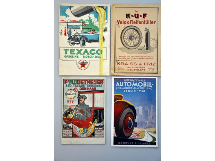 Cars old letters, cards with many better items, etc. in small box