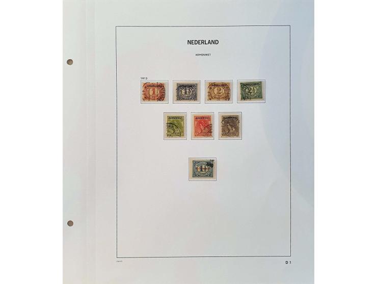 collectie 1852-1989 met betere nrs. in gemengde kwaliteit in 3 Davo albums