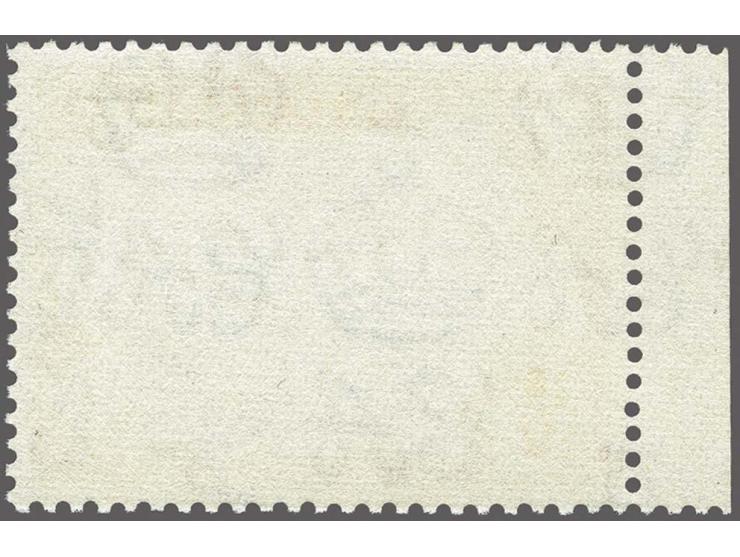 1961 New currency overprints ½ c. on ½ d. type II surcharge inverted a left hand marginal copy, lightly numbered (11) on face