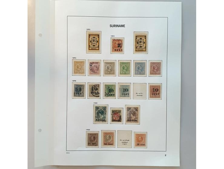 collectie 1864-1977 gestempeld, deels */** w.b. betere ex. en series (o.a. Jubileum 1923, 300 Jaar Gezag, Bernhardfonds) en B