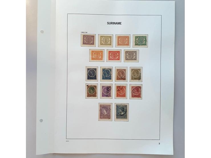 collectie 1864-1977 gestempeld, deels */** w.b. betere ex. en series (o.a. Jubileum 1923, 300 Jaar Gezag, Bernhardfonds) en B