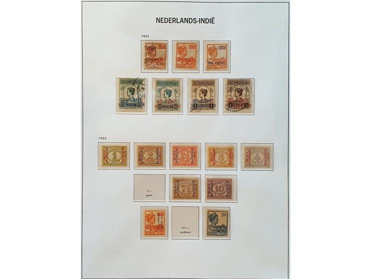 collectie 1864-1977 gestempeld, deels */** w.b. betere ex. en series (o.a. Jubileum 1923, 300 Jaar Gezag, Bernhardfonds) en B