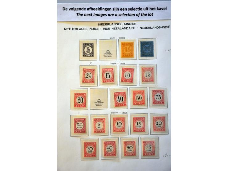 port, collectie 1874-1948 meest */** gespecialiseerd op typen met betere ex. op albumbladen