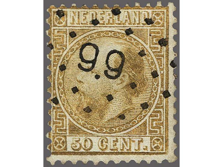 99 - Sneek - op 3e emissie 50 cent, vrijwel pracht ex., cat.w. 50+200