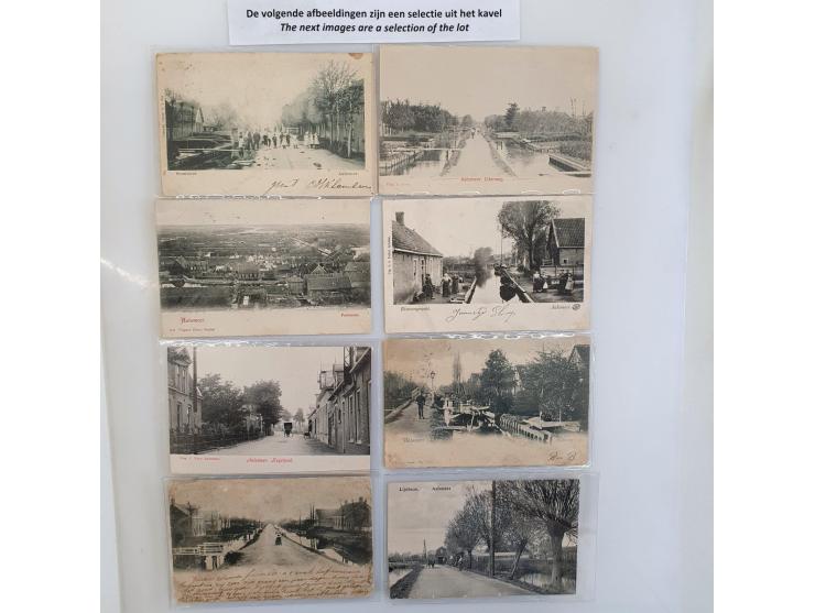 ca. 350 ex. oude en zeer oude met beter o.a. goed Aalsmeer in groot album