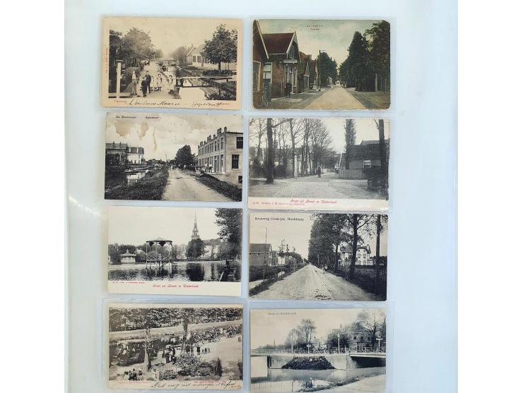 ca. 350 ex. oude en zeer oude met beter o.a. goed Aalsmeer in groot album