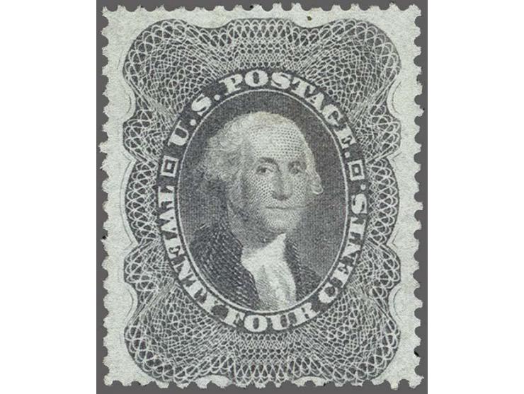 George Washington 24 cents gray, very fine unused without gum, cat.v. $ 525
