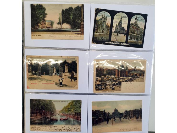 Amsterdam 600 ex. oude en zeer oude in groot album