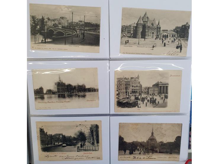 Amsterdam 600 ex. oude en zeer oude in groot album