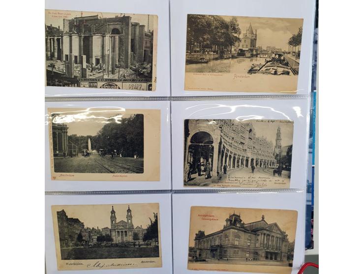 Amsterdam 600 ex. oude en zeer oude in groot album