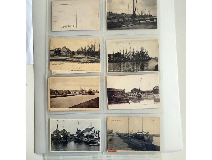 mooie collectie van ca. 350 ansichtkaarten Huizen meest voor 1940 in album