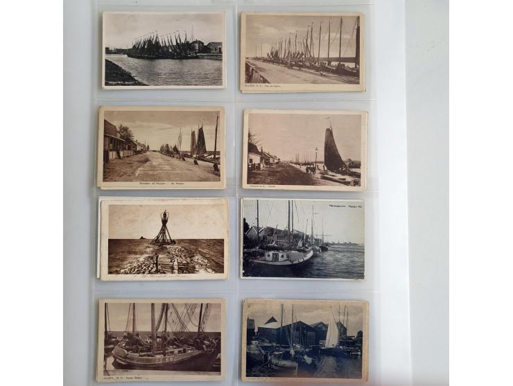 mooie collectie van ca. 350 ansichtkaarten Huizen meest voor 1940 in album