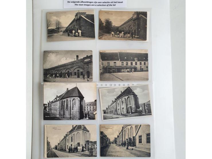 collectie van circa 400 kaarten Naarden meest voor 1940 in album