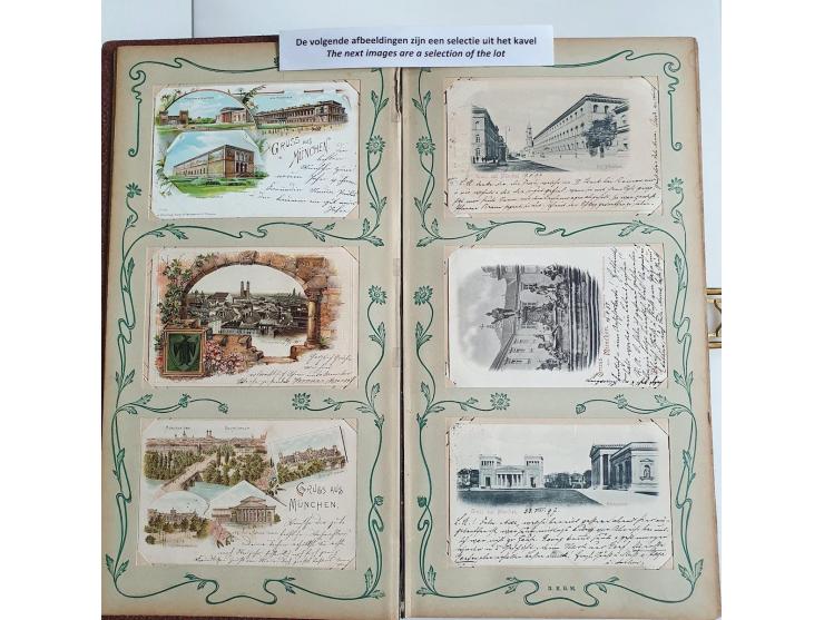 Western Europe 200 postcards MUNICH Germany all pre 1940 in vintage album