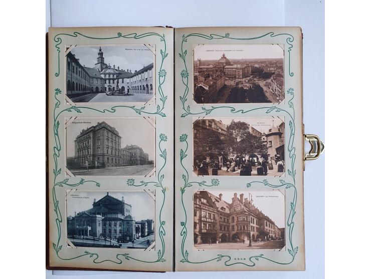 Western Europe 200 postcards MUNICH Germany all pre 1940 in vintage album