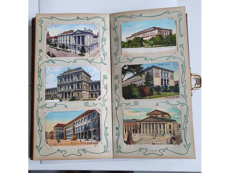 Western Europe 200 postcards MUNICH Germany all pre 1940 in vintage album