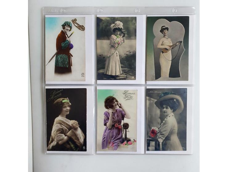 Various Countries more than 400 postcards fantasy all pre 1940 nice ensemble in album