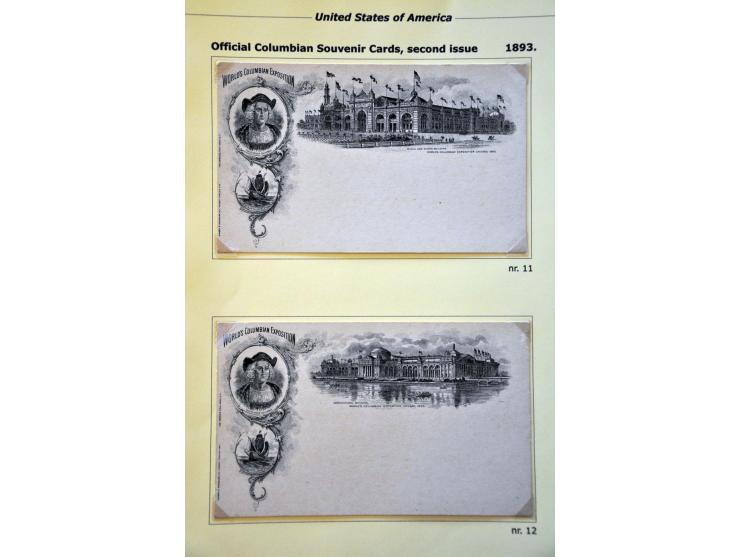 Columbian Exposition Issue, specialized collection op to the $2 mainly */** including better, souvenir cards and 2 admission 