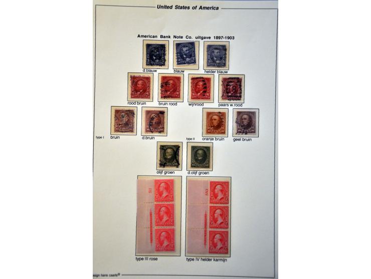 Bureau Issues 1890-1897, specialized collection used and */** with better stamps on album leaves