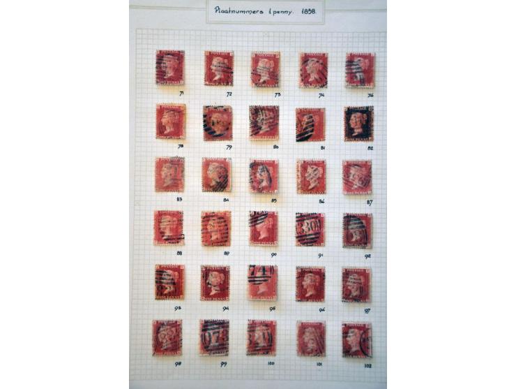 collection 1840-1965 mainly used, including many better ex. (Mulready letter sheets 1d. and 2d. both unused, penny black 6x, 